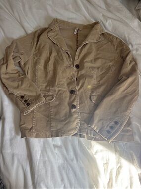 St. John's Bay Khaki Tailored Cuordoroy Blazer